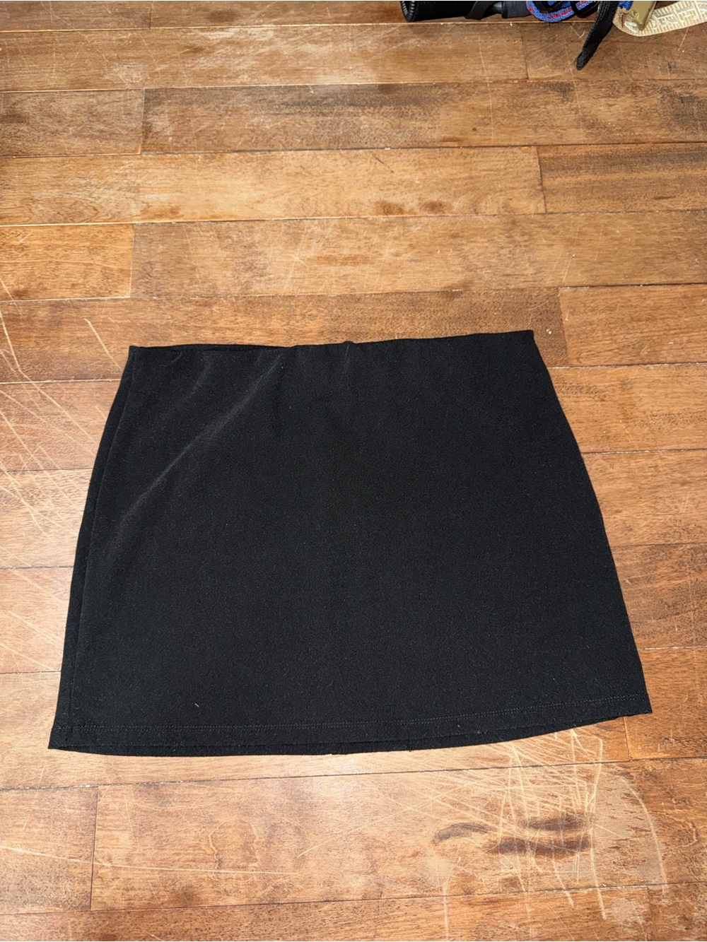Pull&Bear Black Stretch Mini Skirt